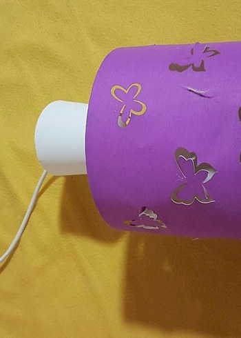 Mor Kelebek Desenli Sarkıt Avize - Görsel 4