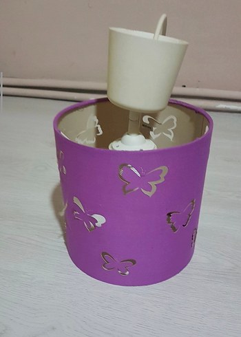 Mor Kelebek Desenli Sarkıt Avize - Görsel 3