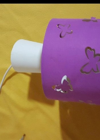 Mor Kelebek Desenli Sarkıt Avize - Görsel 2