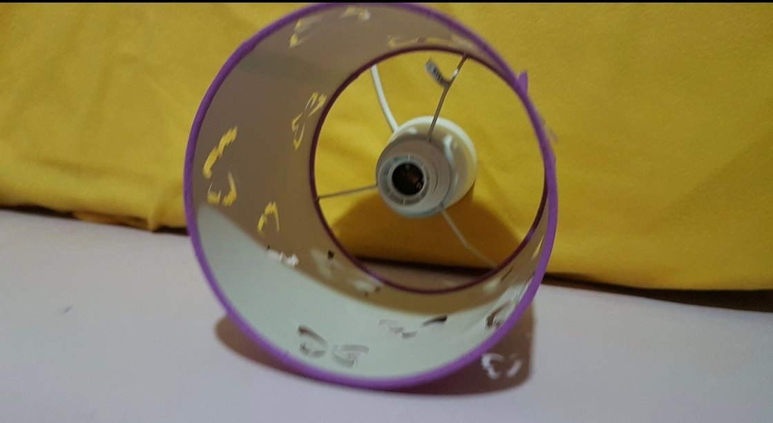 Mor Kelebek Desenli Sarkıt Avize - Görsel 5