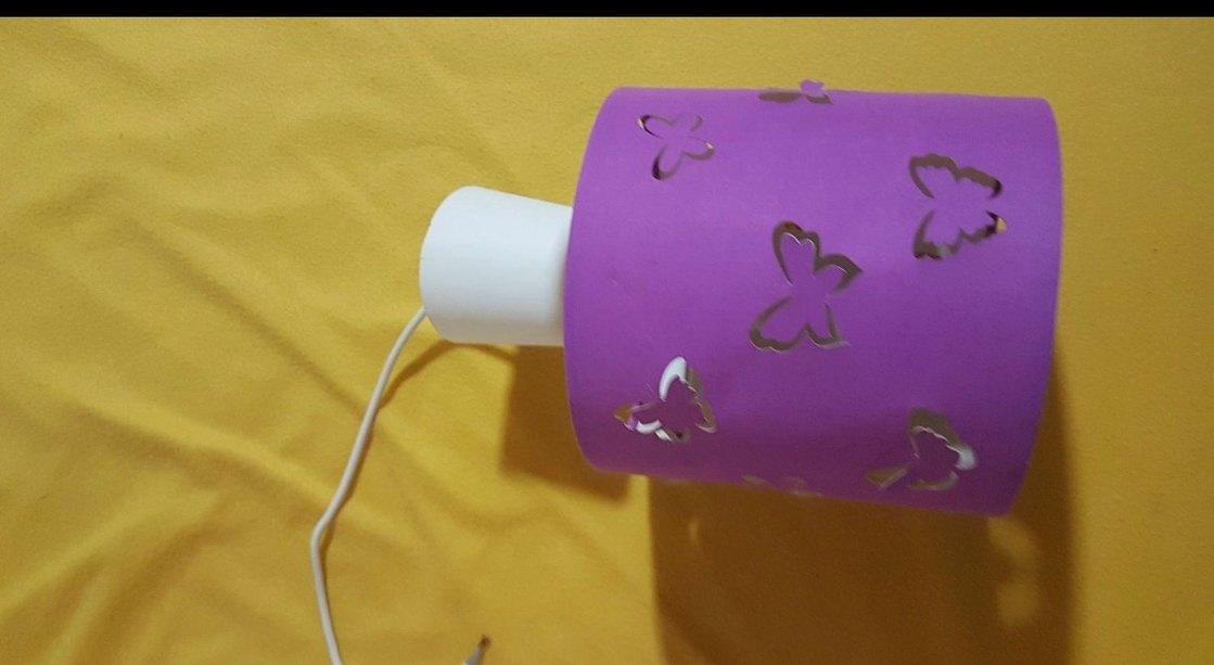 Mor Kelebek Desenli Sarkıt Avize - Görsel 2