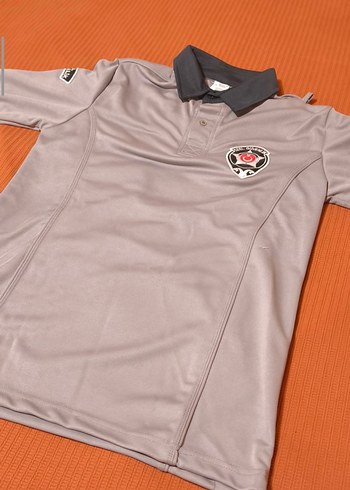 ÖZEL GÜVENLİK Gri Erkek Polo Tişört Düğmeli Yaka - Görsel 3