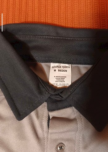 ÖZEL GÜVENLİK Gri Erkek Polo Tişört Düğmeli Yaka - Görsel 2