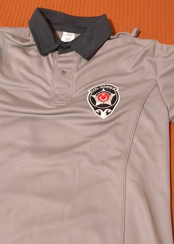 ÖZEL GÜVENLİK Gri Erkek Polo Tişört Düğmeli Yaka - Görsel 5