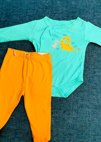 3 Adet Bebek Kız takımı 0-3 ay - Görsel 3