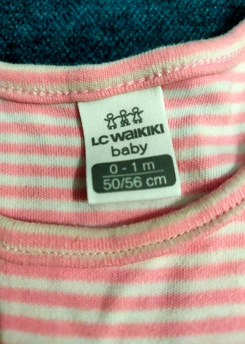 Renkli Desenli Örgü Pembe Bebek Kız Tulum - Görsel 2