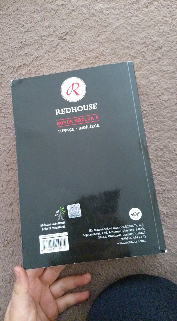 Redhouse Büyük Sözlük Türkçe-İngilizce - Görsel 4