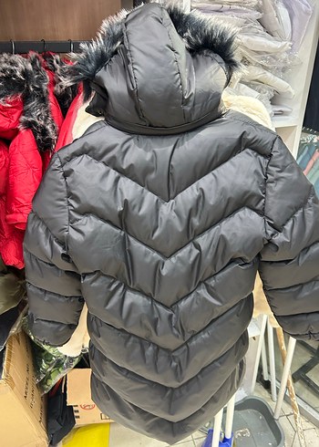 Siyah Kürklü Çocuk Kışlık Mont - Görsel 3