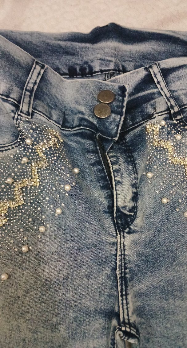 taşlı pantolon - Görsel 3