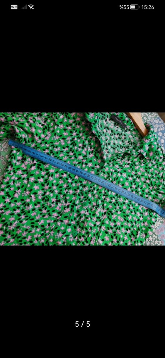 Gömlek elbise - Görsel 5