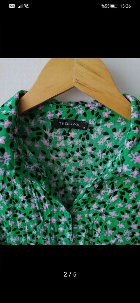 Gömlek elbise - Görsel 2