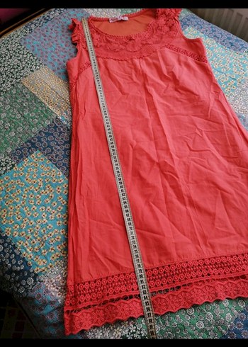 Dantel Detaylı Kolsuz Midi Elbise - Görsel 4