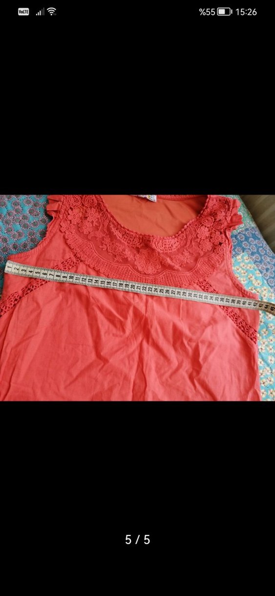 Dantel Detaylı Kolsuz Midi Elbise - Görsel 5