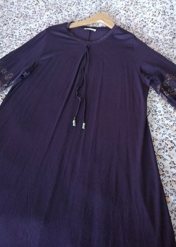 Mor Uzun Kollu Body Tunik - Görsel 2