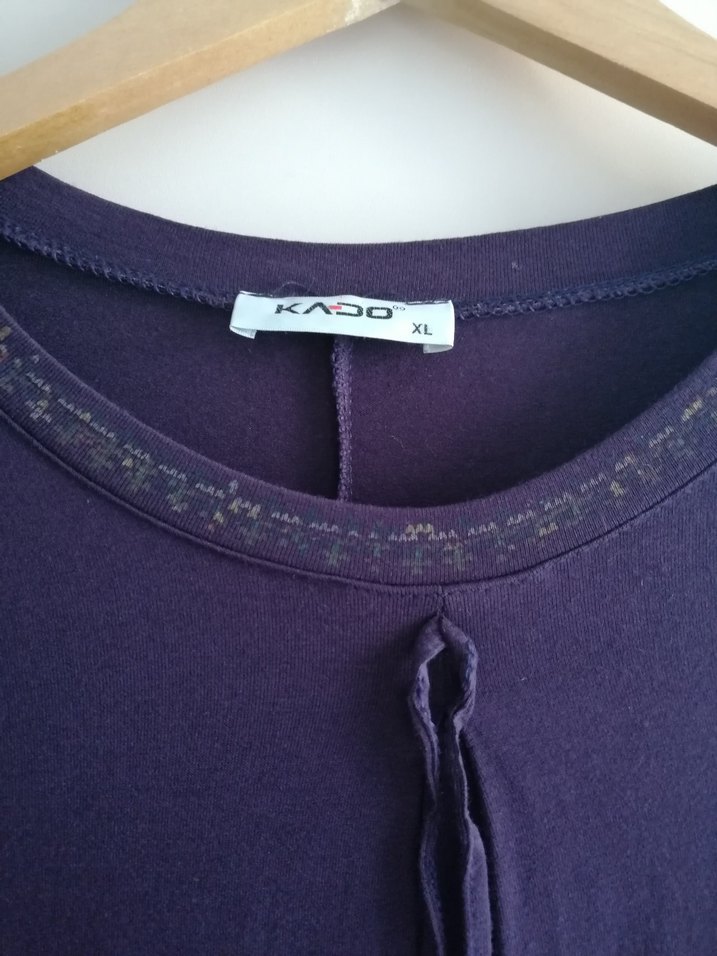 Mor Uzun Kollu Body Tunik - Görsel 5