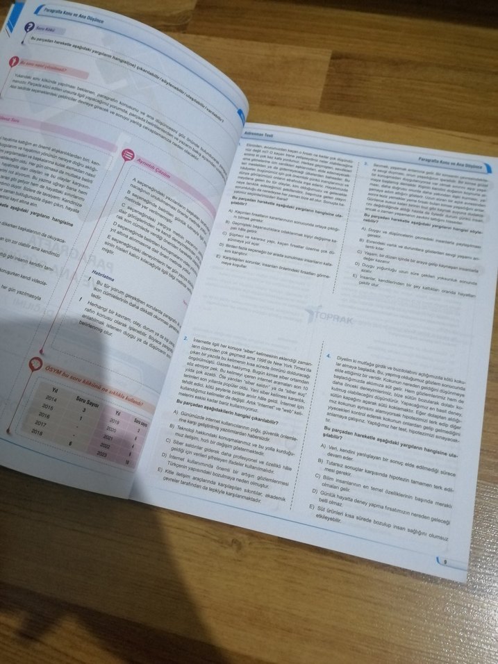 Toprak Paragraf Soru Bankası - Görsel 2
