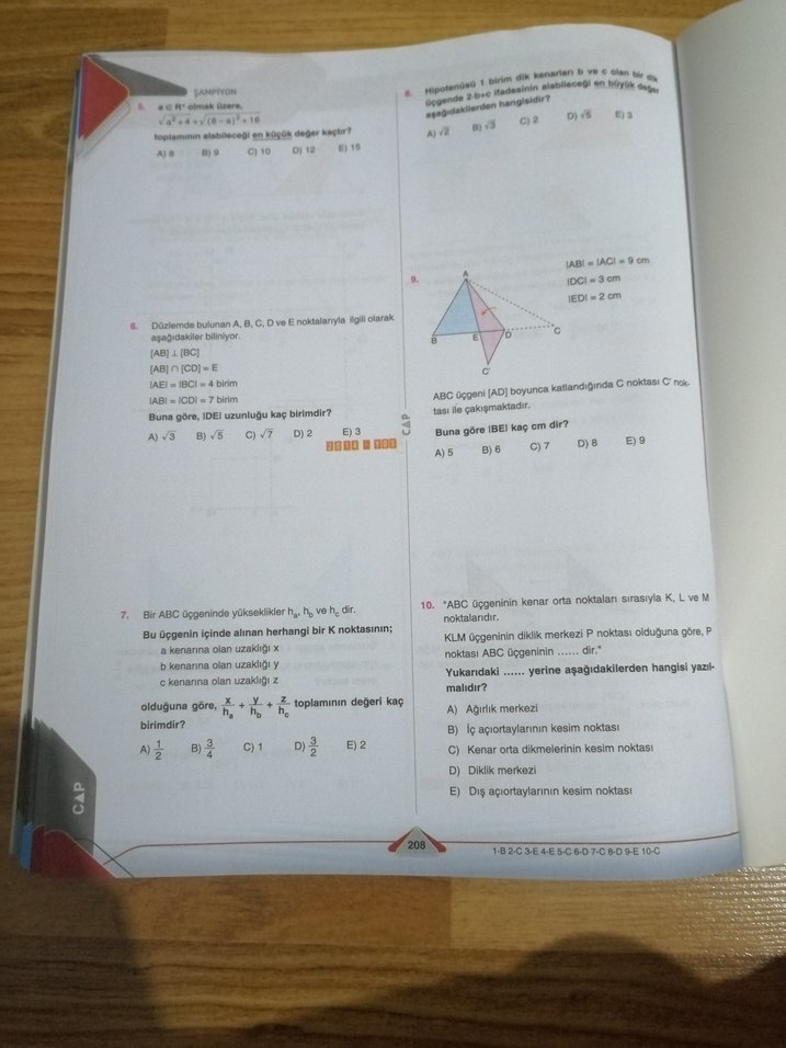 Çap üçgenler fasikülü - Görsel 5