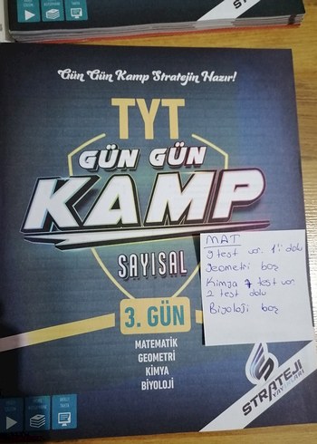 TYT Sayısal Gün Gün Kamp Seti - Görsel 6