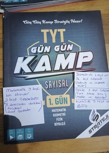 TYT Sayısal Gün Gün Kamp Seti - Görsel 4