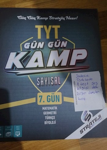 TYT Sayısal Gün Gün Kamp Seti - Görsel 7