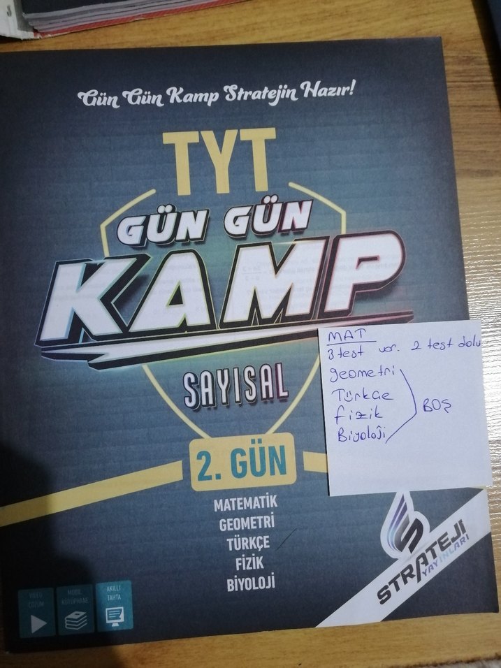 TYT Sayısal Gün Gün Kamp Seti - Görsel 5