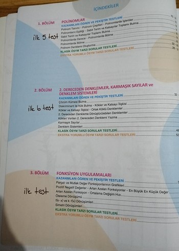 Miray Ayt Matematik Soru Bankası - Görsel 2