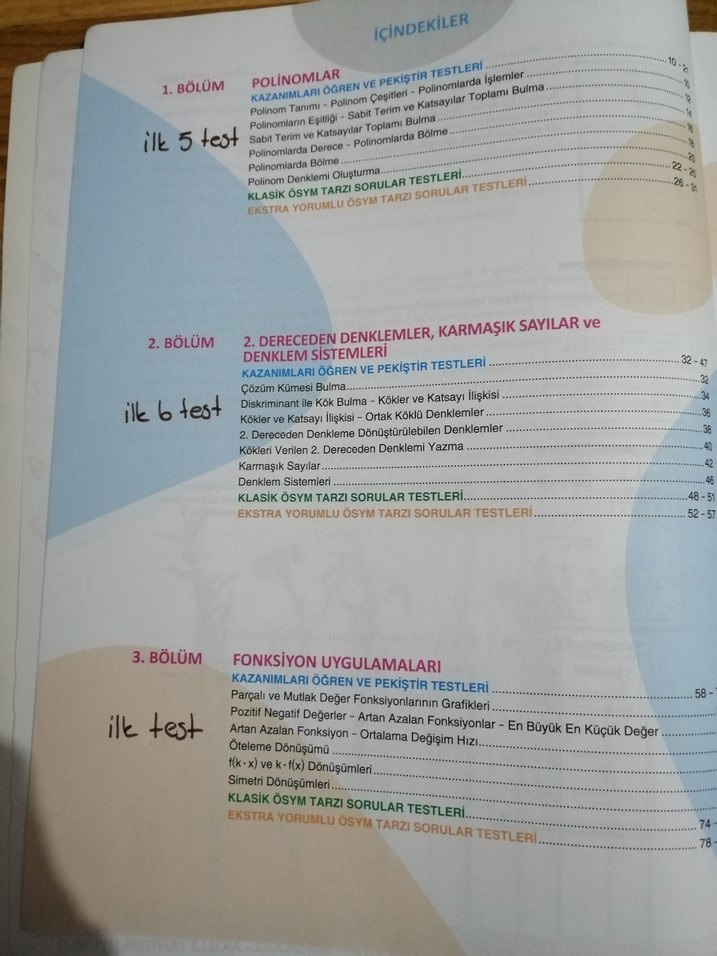 Miray Ayt Matematik Soru Bankası - Görsel 2