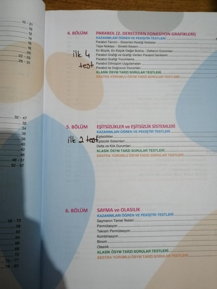 Miray Ayt Matematik Soru Bankası - Görsel 3