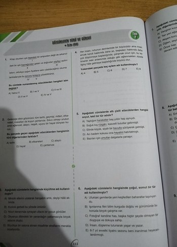 Bilgi sarmal dil bilgisi soru bankası - Görsel 5