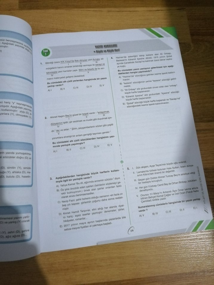 Bilgi sarmal dil bilgisi soru bankası - Görsel 3