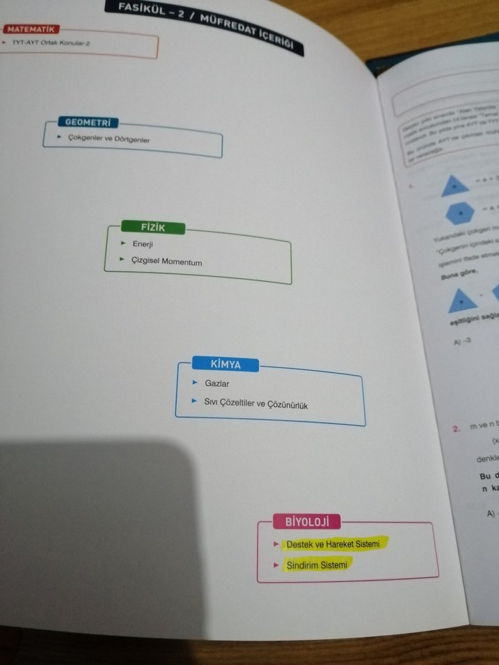 Paraf yayınları  AYT Sayısal Fasikülleri - Görsel 4