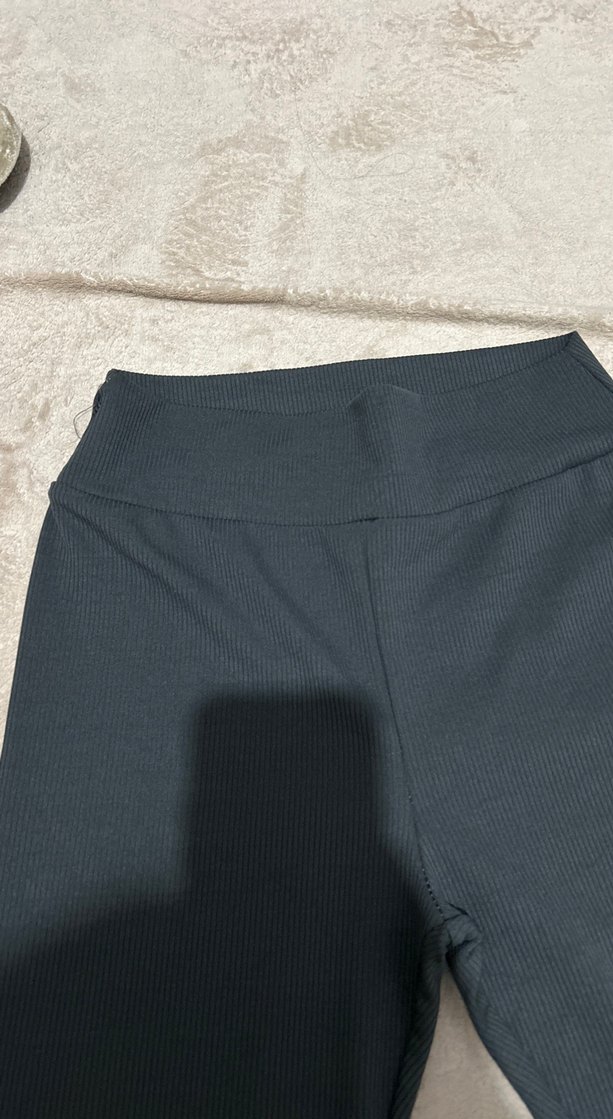 Gri Kadın Spor Tayt - Görsel 2