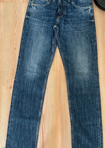 Düğmeli Lacivert Pantolon - Görsel 2