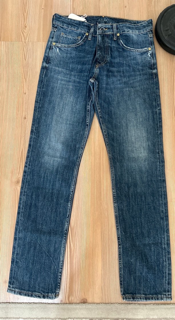 Düğmeli Lacivert Pantolon - Görsel 2