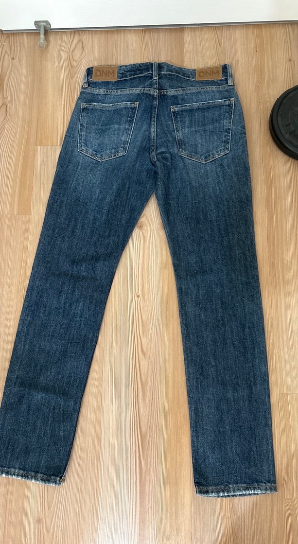 Düğmeli Lacivert Pantolon - Görsel 3