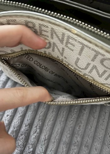 United Colors of Benetton Beyaz Çapraz Çanta - Görsel 3