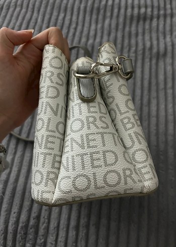 United Colors of Benetton Beyaz Çapraz Çanta - Görsel 4