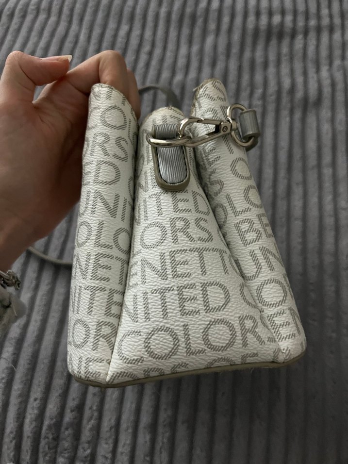 United Colors of Benetton Beyaz Çapraz Çanta - Görsel 4