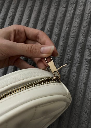 Beyaz Kemerli Kadın bel Çanta - Görsel 8