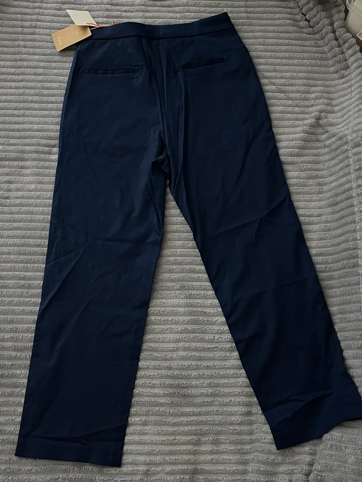 Vuu marka Kadın Lacivert Normal Boy Kumaş Pantolon - Görsel 2