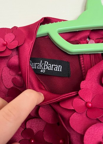 Bordo Uzun Kollu Vintage Gelinlik Elbise - Görsel 4