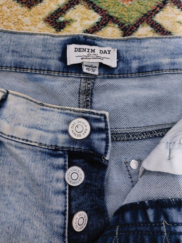 DENIM DAY Kadın Mini Denim Şort - Görsel 2