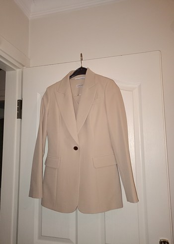 Bej Kadın 3lü Yelekli takım - Görsel 4