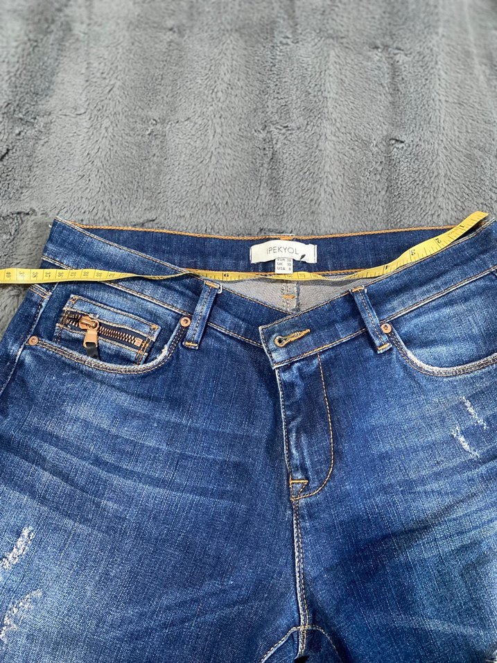 IPEKYOL Koyu Mavi Denim Jean — görsel 2/6