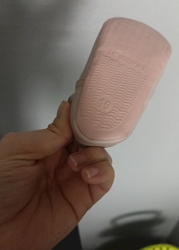 Kız Bebek Pembe Çiçekli İlk Adım Ayakkabısı - Görsel 4