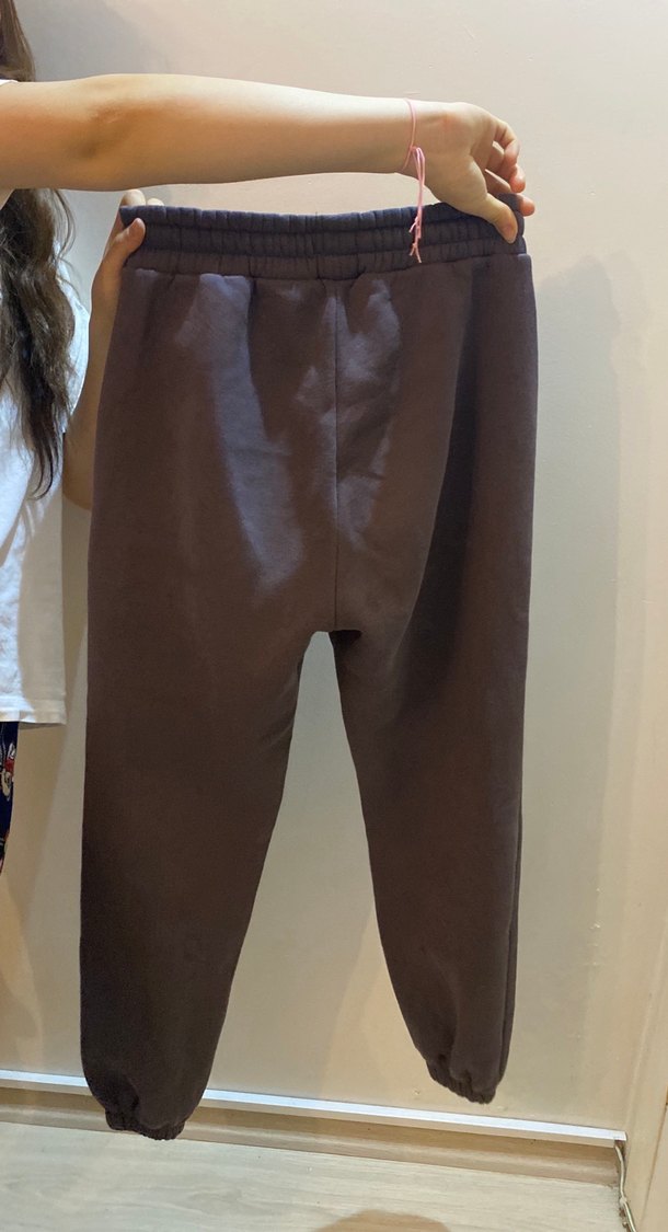 Kadın Gri Rahat Kesim Midi Eşofman - Görsel 2