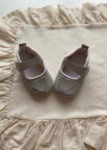 Gri Kız Çocuk Babet Ayakkabı - Görsel 4