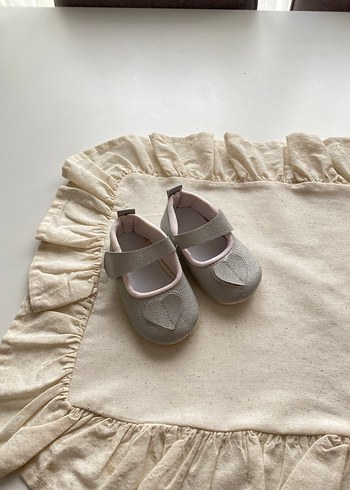 Gri Kız Çocuk Babet Ayakkabı - Görsel 2