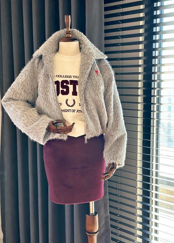 İthal Orijinal Marka Kürk Ceket - Görsel 2