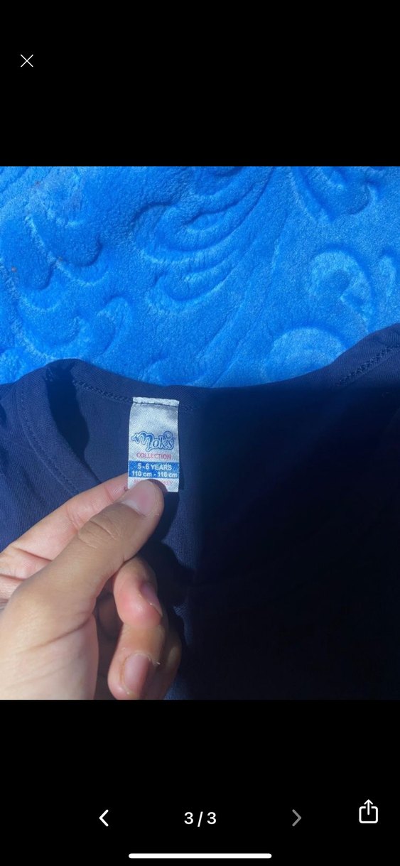 Kız Çocuk Lacivert V Yaka Fiyonklu Atlet - Görsel 2